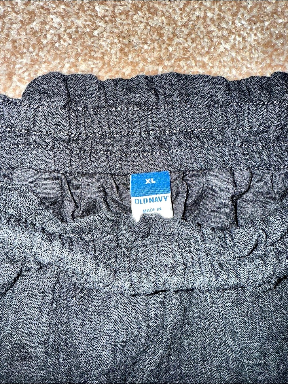 Old Navy Black ruffle hem skort Size XL